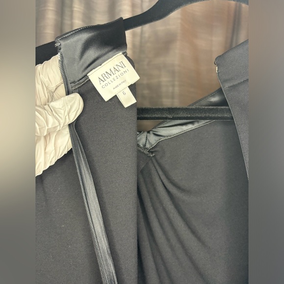 ARMANI COLLEZIONI WOMEN’s Size 6 LIL BLACK DRESS - CHIC - VINTAGE 🖤 - Picture 9 of 10